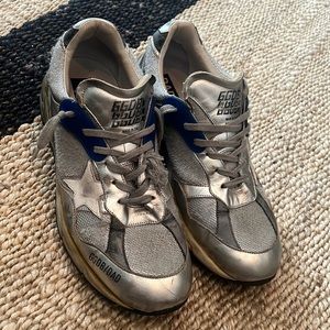 Golden Goose, DadStar, size 11/44 in Silver